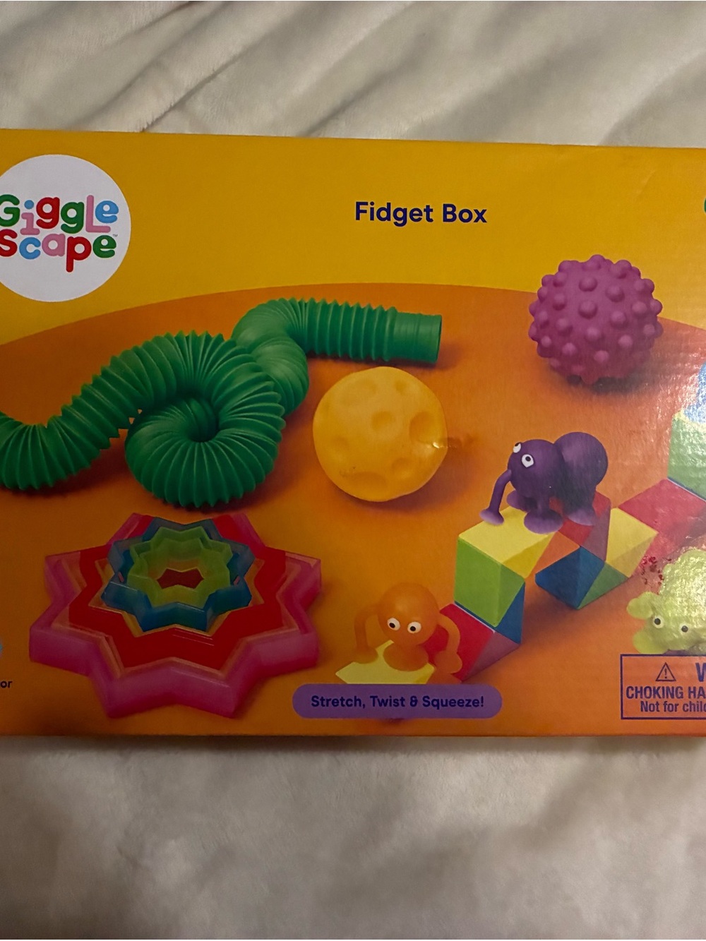 Gigglescape Fidget Box Multicolored Fidget Spinners Plastic & Silicone